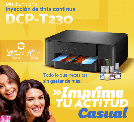 MULTIFUNCIONAL DE INYECCION DE TINTA A COLOR BROTHER DCPT230